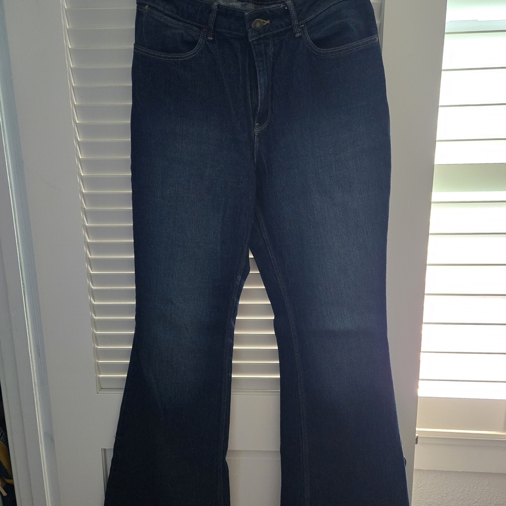 Wrangler Women's Deep Indigo Flare Jeans